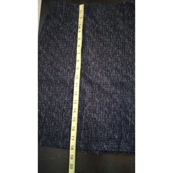 Ann Taylor Loft blue and white specked midi skirt - Picture 5 of 5